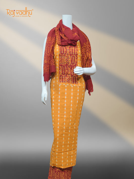 Jaipuri Design Cotton Unstitched Suits