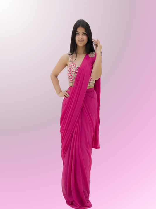 Ready-to-Wear Pre-Draped Saree – Budget Edition
