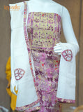 Light Purple Beautiful Pattern Unstitched Suit