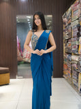 Modern Pre-Draped Co-ord Party Wear Saree