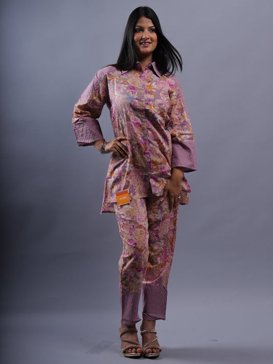 LEVENDOR FLORAL WITH HAKOOBA WORK COORDS