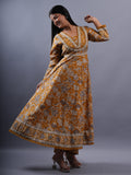 MUSTERD FLORAL ANARKALI 3 PCS SET
