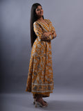 MUSTERD FLORAL ANARKALI 3 PCS SET