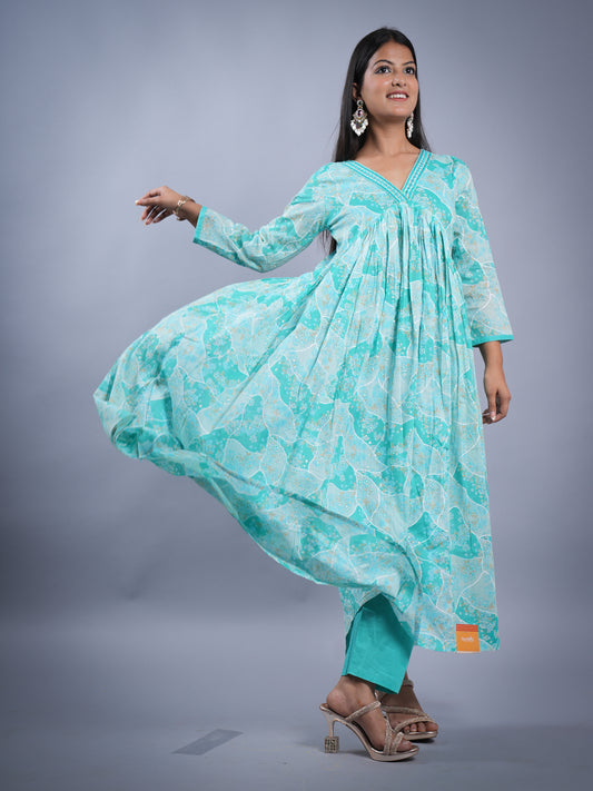 FIROZI COTTON ALIA V NECK 2 PCS SET