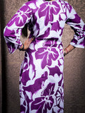 Purple Cotton Suit 3 Piece Set