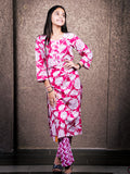 Pink Cotton Suit 3 Piece Set