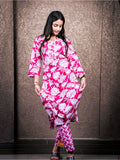 Pink Cotton Suit 3 Piece Set