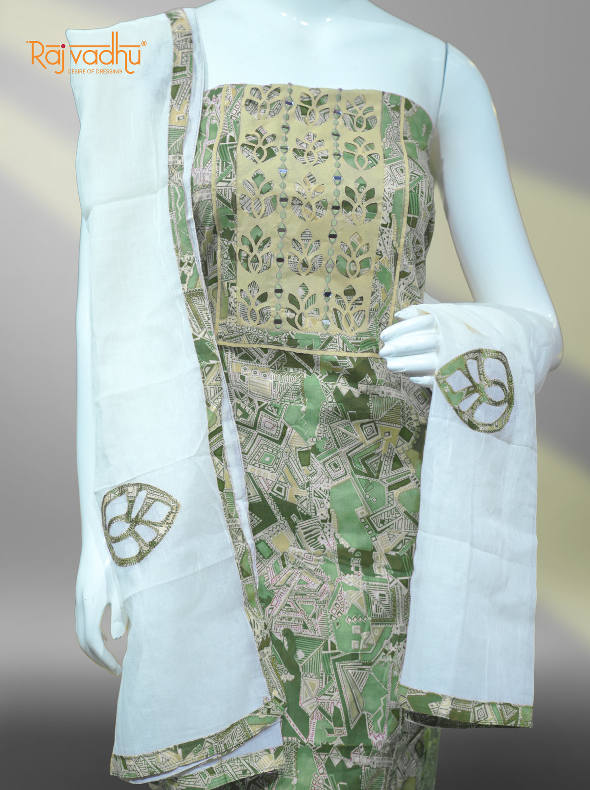 Light Purple Beautiful Pattern Unstitched Suit