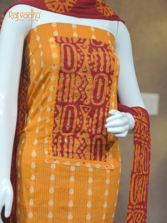 Jaipuri Design Cotton Unstitched Suits