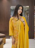 Yellow Lightweight Summer Readymade Suit