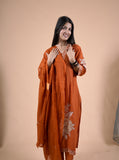 Breathable A-Line Cotton Casual Suit