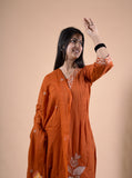 Breathable A-Line Cotton Casual Suit