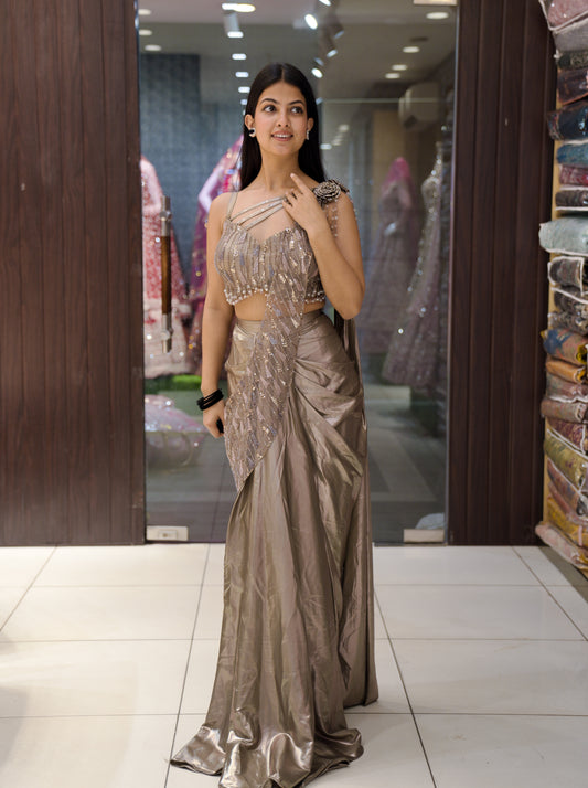 Desi Diva Party Wear Dress