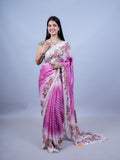 Raksha Bandhan Special Saree - Pink